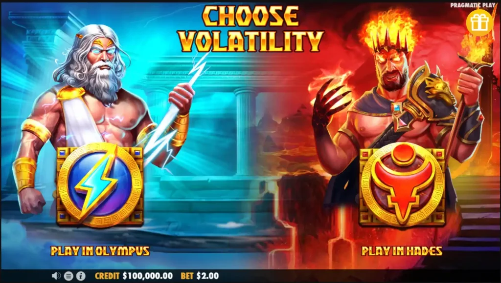 zeus vs hades choose volatility